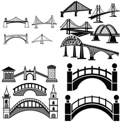 Bridge icon vector illustration design 