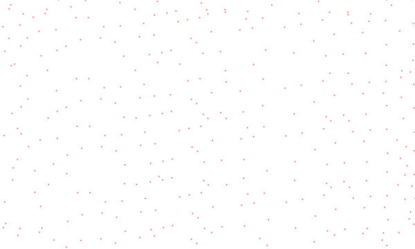 A minimalist pattern of tiny red dots. A subtle, sparse background of micro particles for clean and modern design on a transparent background, new year and christmas, social media design element, PNG
