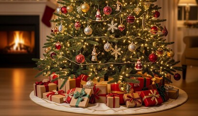 decorated christmas tree