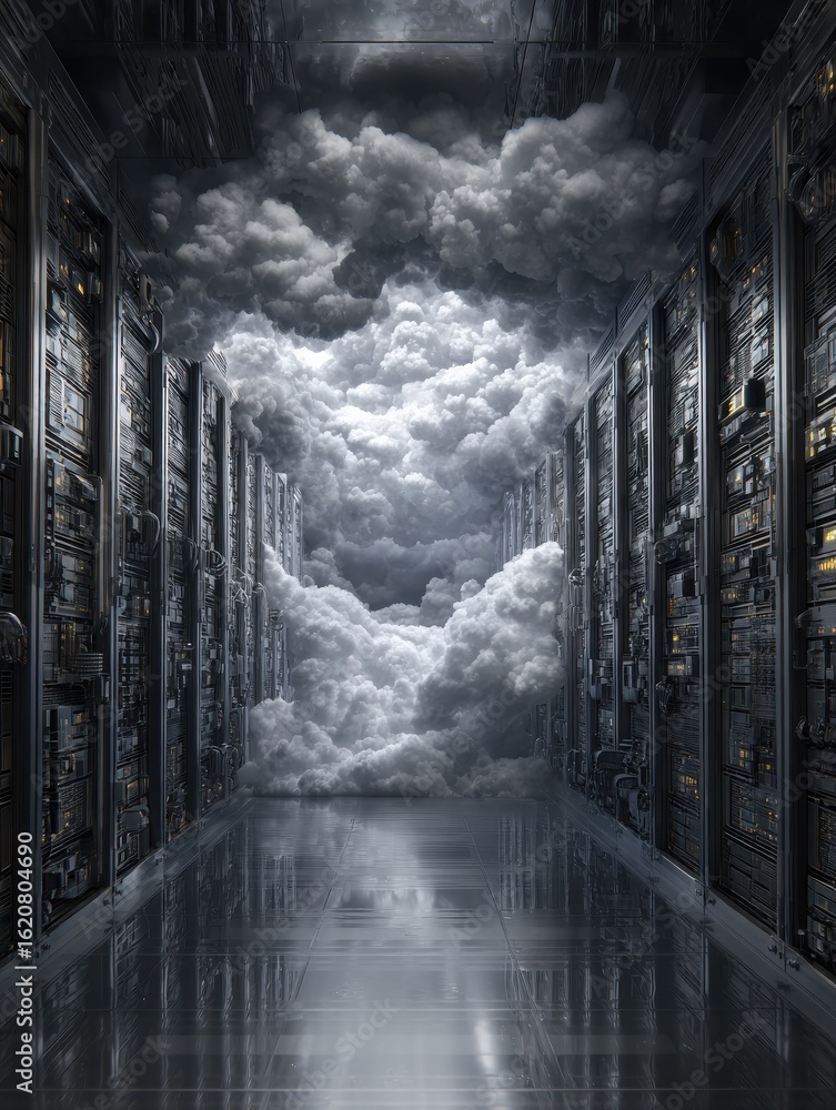 Poster cloud computing transforming digital infrastructure