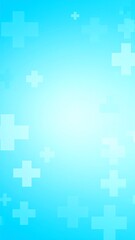 Fototapeta premium Light blue background with plus signs (1)