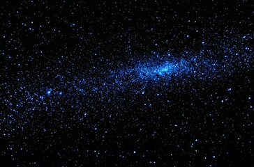 Obraz premium Blue Galaxy Starfield, Universe , Astronomy