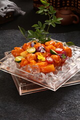 Chinese food, Cantonese food, frozen Sweet and sour pork