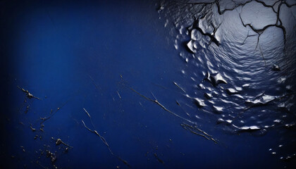 water drops on blue background