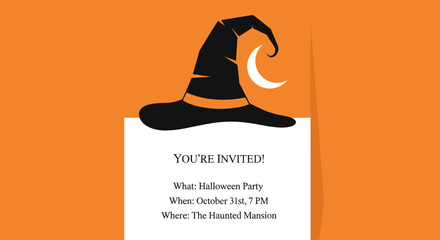Spooktacular Halloween Party Invitation, Fun Festive Event