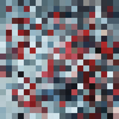 Colorful abstract mosaic background. Pixel effect. Camo and camouflage.