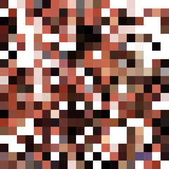 Colorful abstract mosaic background. Pixel effect. Camo and camouflage.