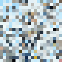 Colorful abstract mosaic background. Pixel effect. Camo and camouflage.