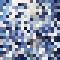 Colorful abstract mosaic background. Pixel effect. Camo and camouflage.