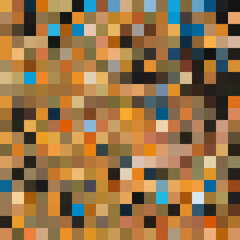 Colorful abstract mosaic background. Pixel effect. Camo and camouflage.