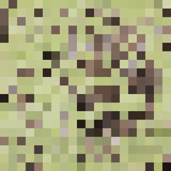 Colorful abstract mosaic background. Pixel effect. Camo and camouflage.
