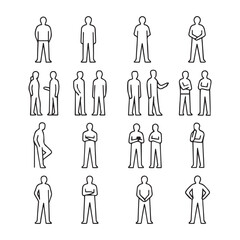 
Silhouetted CAD People Grid Pack.