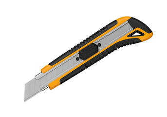 Close-up of a utility knife.