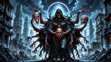 鉄血の魔王と配下の軍勢