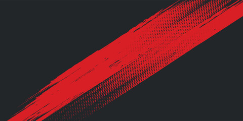 Background, contrast red and black color abstract template for business design. Technology style. modern