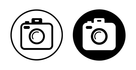 camera icon for photo app and web design