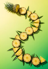 Pineapple Slice Path on Tropical Gradient