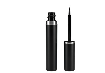 Obraz premium Black cosmetic container with applicator.