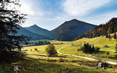 autumn in the mountains