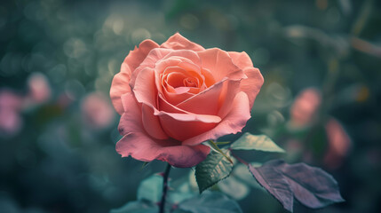 Dusty rose with subtle noise