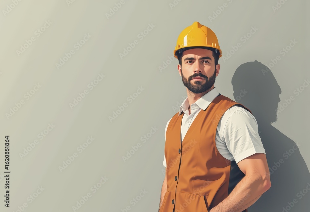 Poster sheet metal estimator calculating material requirements in a professional setting