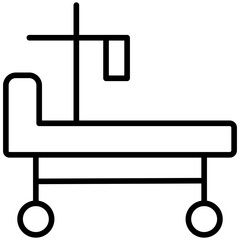 Hospital Bed Icon