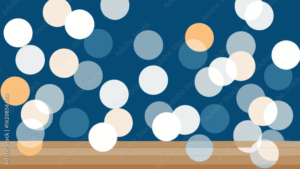 Poster abstract composition of overlapping circles in various colors suitable for backgrounds