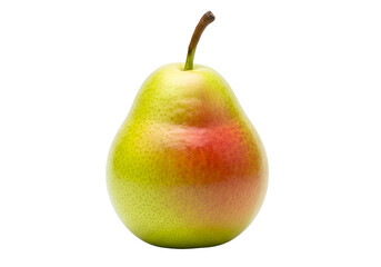 Close-up of a pear against a black background.