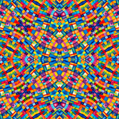 Bright abstract checkered colorful pattern
