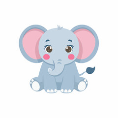 Fototapeta premium Niedliches Elefantenbaby 