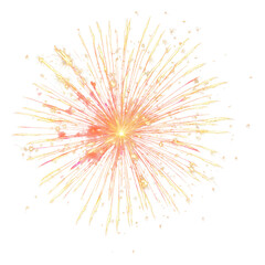 Fototapeta premium PNG Fireworks night celebration pyrotechnic.