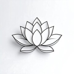 Lotus flower graphic design