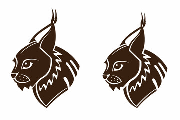 Vector illustration of a wild lynx head, a powerful symbol of a lynx , perfect for a tattoo or mascot