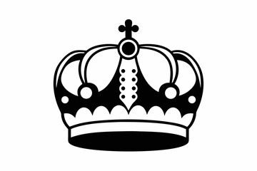 royal crown vector