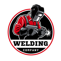 Steel Welder Craftsman – Welding Company Logo