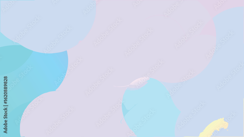 Poster abstract pastel circles gradient design elements on a white background for versatile creative projec