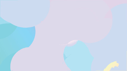 Abstract pastel circles gradient design elements on a white background for versatile creative projects