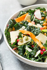 Healthy Homemade Fresh Kale Salad