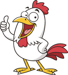 Cock illustration vector design, Cock icon Design