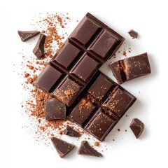 A gourmet dark chocolate bar
