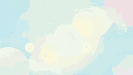 Obraz premium Abstract watercolor illustration with pastel colors and transparent overlays