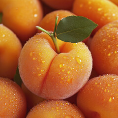 A tasty food apricot