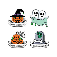 halloween pumpkin set