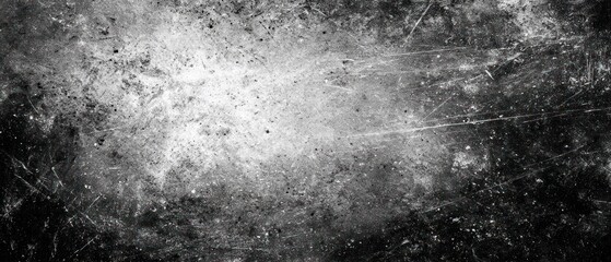 Abstract Black and White Grunge Texture