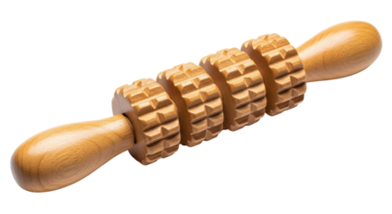 Wooden Massage Roller for Muscle Relief
