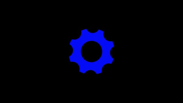 Setting icon rotate animation on background.