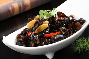 Chinese cuisine, Cantonese cuisine, cold mixed black fungus