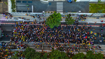 Parada Orgulho Avenida Consolação Paulista São Paulo Capital LGBTQIAP+ Festival Diversidade Rua...