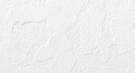 White concrete wall texture background. Uneven render stucco white painted concrete wall texture background. Rough and grunge wall in the sun.