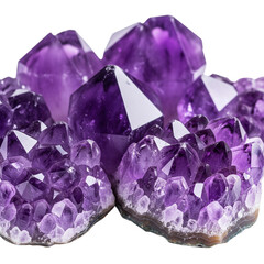 Purple Amethyst Gemstone Cluster, a Symbol of Healing, Protection